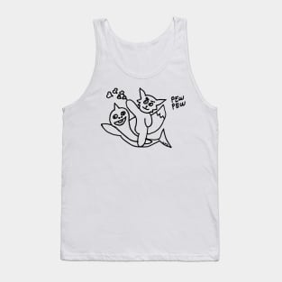 Pew Pew Kitty Tank Top